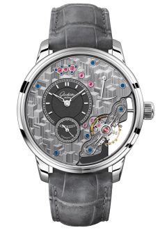 Glashütte Original - 1-66-12-01-03-62  PanoInverse Platinum / Guilloche Limited Edition