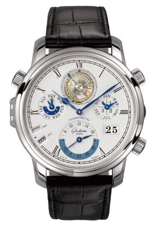 Glashütte Original - 1-89-01-03-03-04  Grande Cosmopolite Tourbillon Platinum / Silver