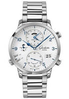 Glashütte Original Senator Perpetual Calendar Stainless Steel / Silver / Synthetic - Folding (1-89-02-03-02-70)