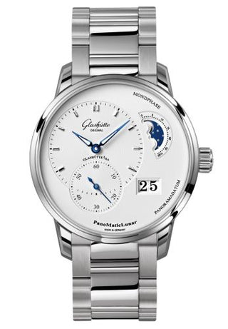 Glashütte Original - 1-90-02-42-32-24  PanoMatic Lunar Stainless Steel / Silver / Bracelet