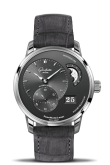 Glashütte Original - 1-90-02-43-32-05  PanoMatic Lunar Stainless Steel / Grey / Alligator / Folding