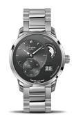 Glashütte Original - 1-90-02-43-32-24  PanoMatic Lunar Stainless Steel / Grey / Bracelet