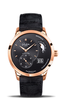 Glashütte Original PanoLunar Tourbillon Red Gold / Silver / Alligator / Folding (1-90-02-49-35-31)