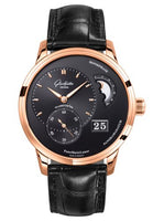 Glashütte Original PanoMatic Lunar Red Gold / Black / Alligator / Pin (1-90-02-49-35-50)