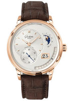 Glashütte Original PanoMatic Lunar Red Gold / Silver / Alligator / Folding (1-92-09-02-05-02)