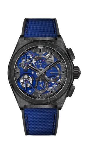 Zenith - 10.9000.9020/79.R918  Defy Double Tourbillon Full Carbon / Skeleton / Cordura