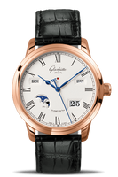 Glashütte Original Senator Perpetual Calendar Stainless Steel Black / Rubber / Folding (100-02-22-05-05)