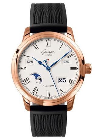 Glashütte Original - 100-02-22-05-06  Senator Perpetual Calendar Red Gold / Silver / Rubber / Pin