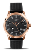 Glashütte Original - 100-02-25-05-04  Senator Perpetual Calendar Red Gold / Black / Rubber / Folding