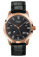 Glashütte Original Senator Perpetual Calendar Red Gold / Black / Rubber / Folding (100-02-25-05-05)