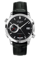 Glashütte Original Senator Perpetual Calendar Stainless Steel Black / Rubber / Folding (100-13-02-02-01)