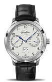 Glashütte Original - 100-14-05-02-04  Senator Observer Stainless Steel / Silver / Alligator / Folding