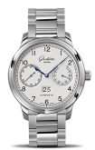 Glashütte Original - 100-14-05-02-14  Senator Observer Stainless Steel / Silver / Bracelet