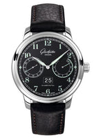 Glashütte Original Senator Observer Stainless Steel / Black / Calf / Folding (100-14-07-02-07)