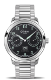 Glashütte Original - 100-14-07-02-70  Senator Observer Stainless Steel / Black / Bracelet