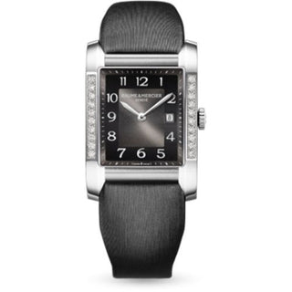 Baume & Mercier - 10022  Hampton Lady Black / Vertical Diamonds