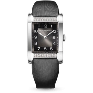 Baume & Mercier - 10024  Hampton Lady Black / Horizontal Diamonds