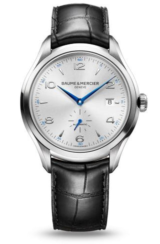 Baume & Mercier - 10052  Clifton Automatic Stainless Steel / Silver / Strap