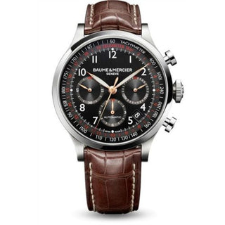 Baume & Mercier - 10067  Capeland Chronograph 44 Black / Alligator