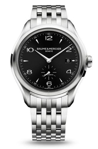 Baume & Mercier - 10100  Clifton Automatic Stainless Steel / Black / Bracelet