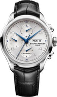 Baume & Mercier Clifton Complete Calendar Stainless Steel / Blue / Strap (10123)