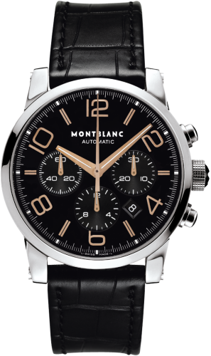 Montblanc - 101548  Timewalker Chronograph Automatic 4810 Black / Red Gold Numerals