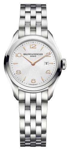 Baume & Mercier - 10175  Clifton Quartz Stainless Steel / Silver / Bracelet