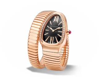 Bulgari - 101815  Serpenti Tubogas Pink Gold Black Diamond