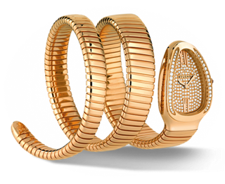 Bulgari - 101956  Serpenti Tubogas Pink Gold Diamond Double Tour