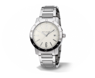 Bulgari - 102055  Bulgari Solotempo 41.5 White Bracelet