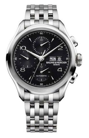 Baume & Mercier - 10212  Clifton Chronograph Black Bracelet