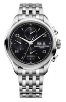 Baume & Mercier Clifton Chronograph Complete Calendar Stainless Steel / Silver / Strap (10212)