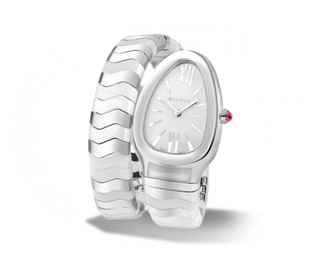 Bulgari - 102182  Serpenti Spiga Stainless Steel White