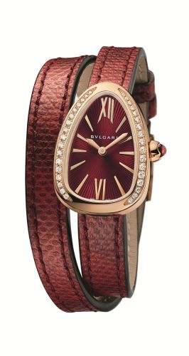 Bulgari - 102730  Serpenti Skin Pink Gold / Diamond / Red