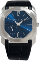 Bulgari Octo Finissimo Automatic Titanium / Blue / Japan (102832)