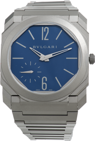 Bulgari - 102973  Octo Finissimo Automatic Titanium / Blue / Japan