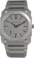 Bulgari Octo Finissimo 100m Stainless Steel / Black / Bracelet (103113)