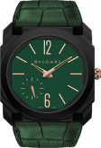 Bulgari - 103151  Octo Finissimo Automatic Titanium / DLC / Green