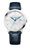 Baume & Mercier - 10333  Classima Executives Automatic 42 Stainless Steel / Silver / Alligator