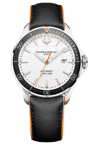 Baume & Mercier - 10337  Clifton Club Stainless Steel / White / Sailcloth