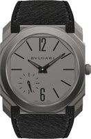 Bulgari Octo Finissimo Automatic Titanium / Grey - Blue / Bracelet (103426)