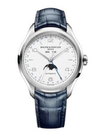 Baume & Mercier Clifton Baumatic Stainless Steel / White / Strap / COSC (10450)