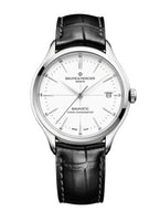 Baume & Mercier Clifton Baumatic Stainless Steel / White / Bracelet / COSC (10518)