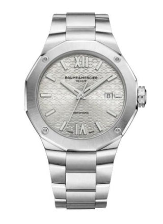 Baume & Mercier - 10622  Riviera 42 Stainless Steel / Silver