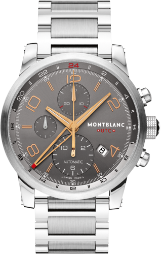 Montblanc - 107303  TimeWalker Chrono Voyager UTC Anthracite / Bracelet