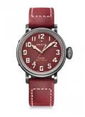 Zenith - 11.1940.679/94.C814  Pilot Type 20 Extra Special 40 Aged Stainless Steel / Burgundy