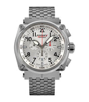 Formex Pilot Quartz Chronograph Silver / Rubber (1100.1.3040.100)