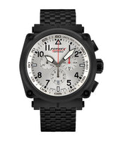 Formex Pilot Quartz Chronograph PVD / Black - Yellow / Calf (1100.4.3044.110)