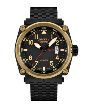 Formex - 1100.6.7022.110  Pilot Automatic Gold / Black / Bracelet