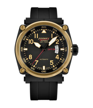 Formex - 1100.6.7022.910  Pilot Automatic Gold / Black / Rubber